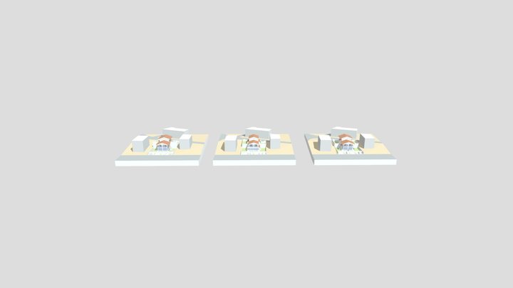 Residential Buildings 3D Model