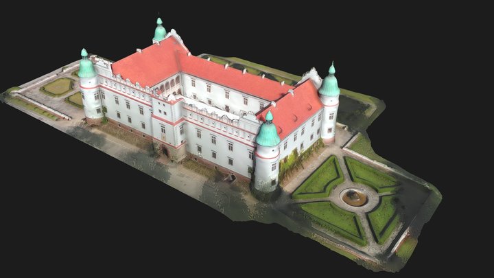 Baranow Sandomierski Castle 3D Model