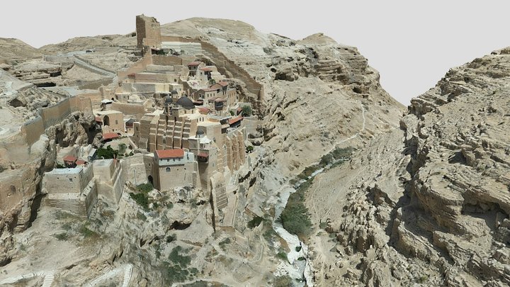 Monastery of Mar Saba 3D Model