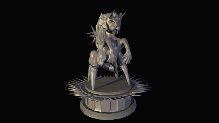 Druza Statue 3D Model