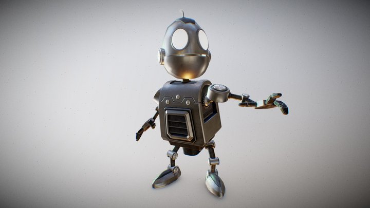 Clank from "Ratchet and Clank" 3D Model