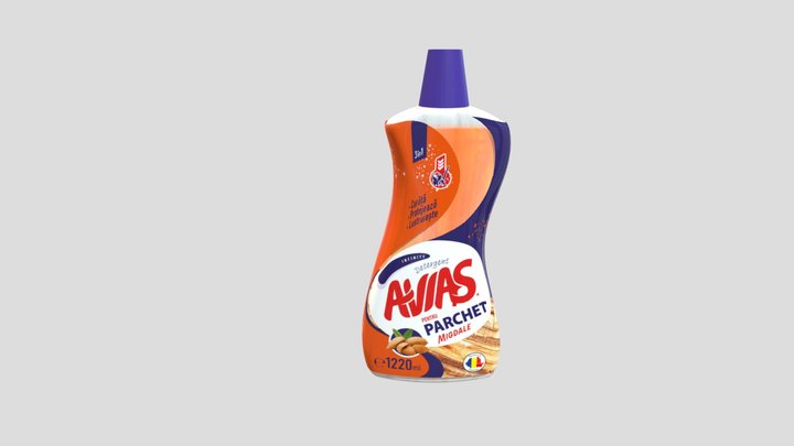 parquet detergent with almond oil 1220ml 3D Model