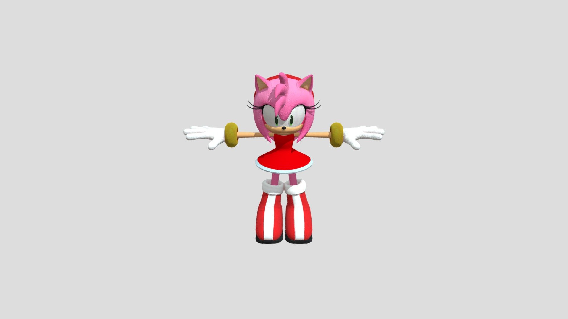 amy_rose (team sonic racing) - Download Free 3D model by mrpablopato ...