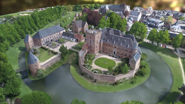 Huis Bergh Castle -RAWscan – Gratis 3D-model STL