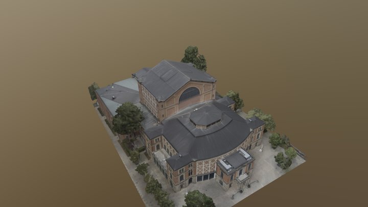 Festspielhaus Bayreuth 3D Model
