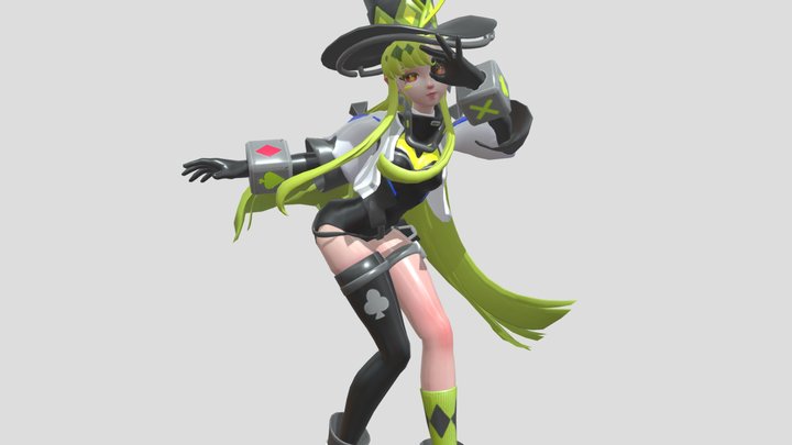 Teeri Prestigious Magician (AOV) 3D Model