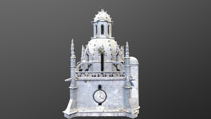 Lanternon de l'église de Saint-Fort-sur-Gironde 3D Model