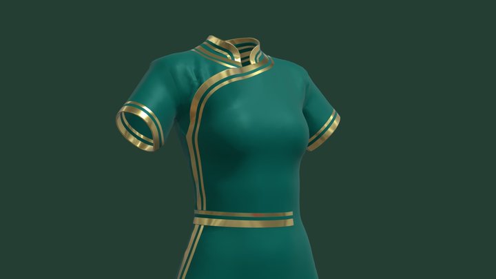 Cheongsam 3D Model