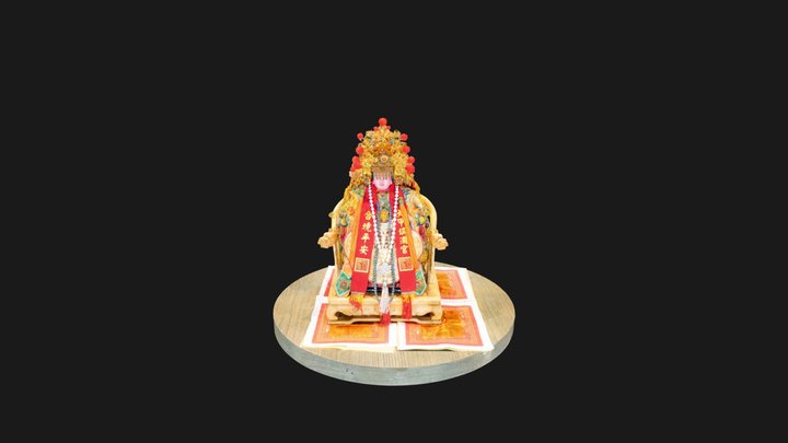 聖興二媽 3D Model