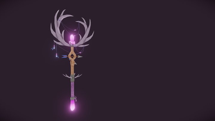 Weaponcraft non-pbr || Nature wizard || Game art 3D Model