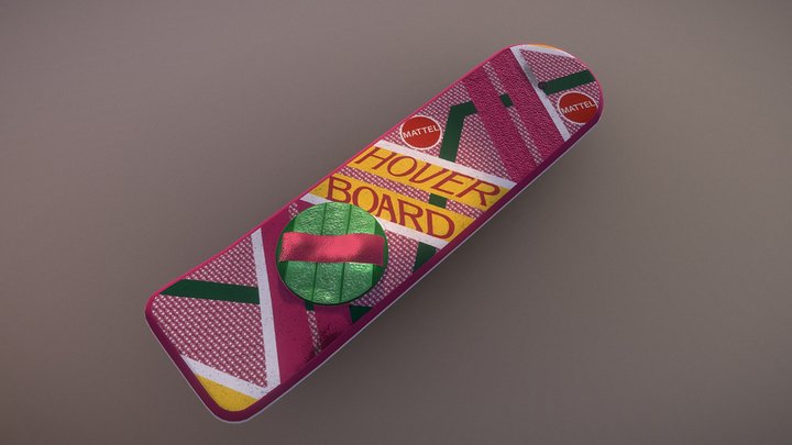 Hoverboard BTTF - WCG 3D Model