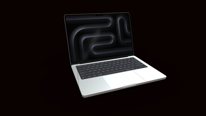 FREE - Macbook Pro M3 3D Model