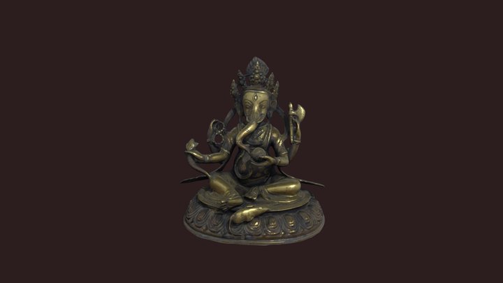 Ganesh Statue 3D Model