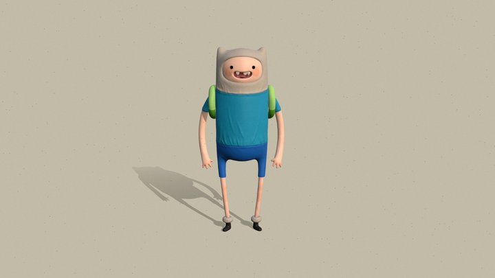 Finn - Adventure Time 3D Model