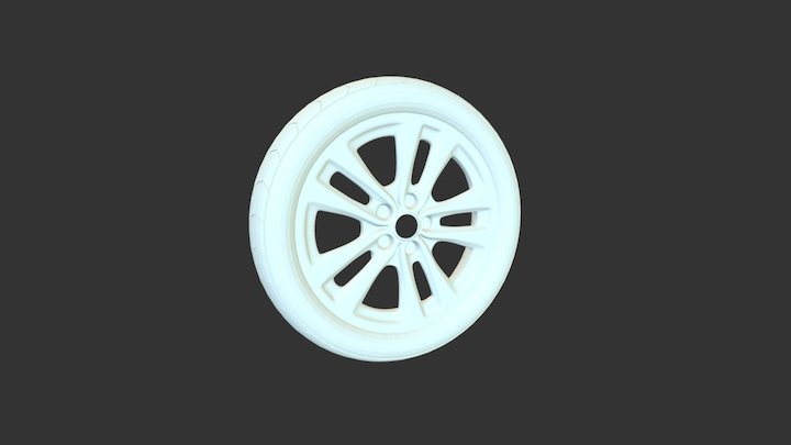 Modeling a Wheel 3D Model