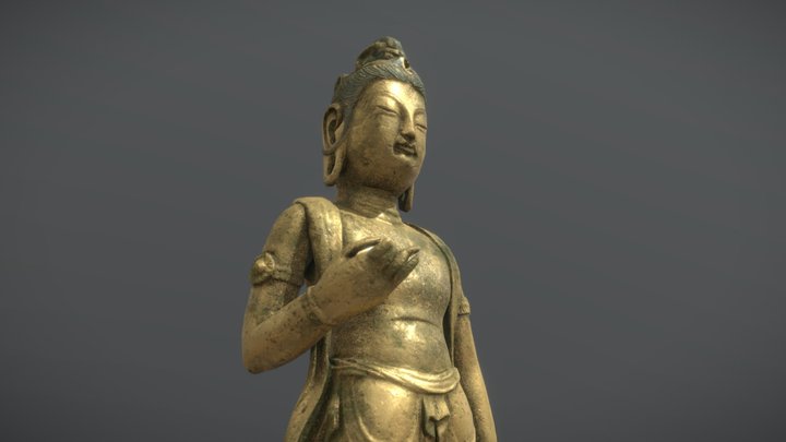 NT NO200 금동보살입상 3D Model