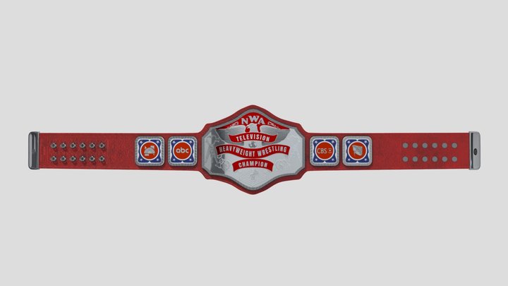 NWA TELEVISION HEAVYWEIGHT CHAMPION BELT – Free 3D Model STL
