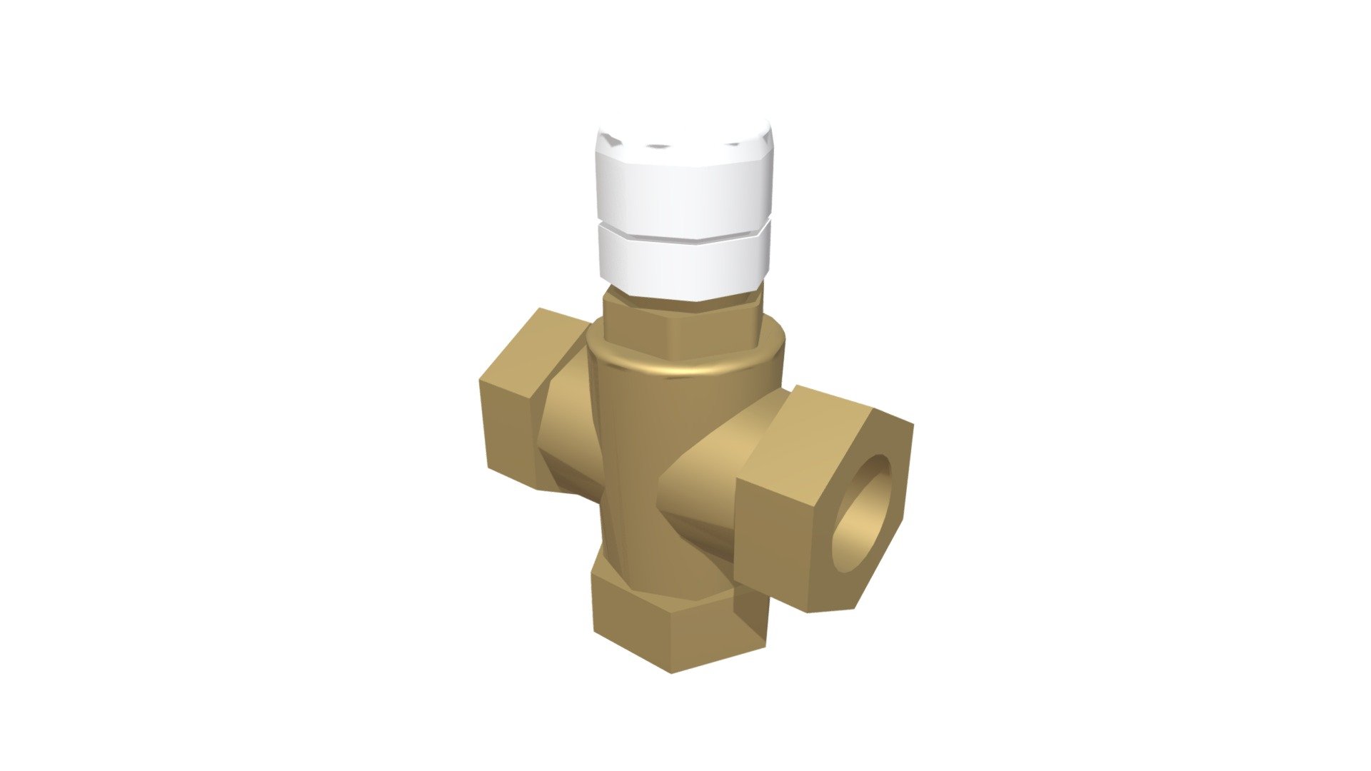 Resideo 3 Way Diverting And Mixing Valve (V135) - 3D Model By Bimstore ...