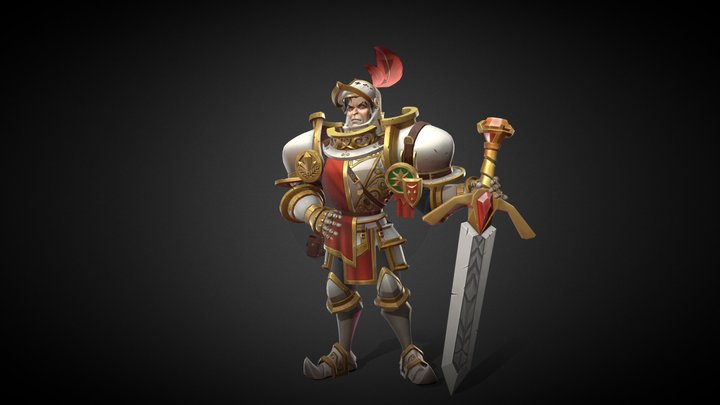 RoyalGuard Semi PBR 3D Model