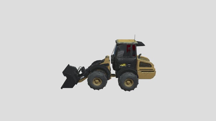 WheelLoader Textured 3D Model