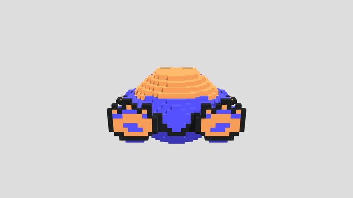Sleeping Snorlax (Gen 2 Style) 3D Model