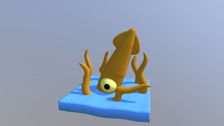 Calamar 3D Model