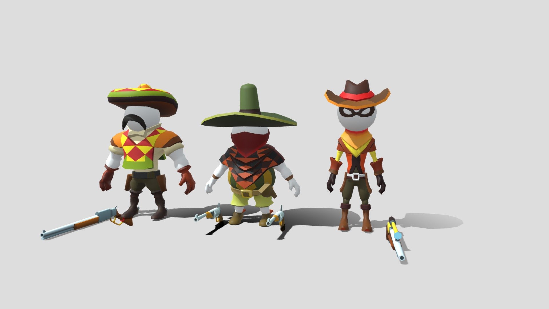 Bandits_04 - 3D model by CC (@ccsf) [b3cbfeb] - Sketchfab