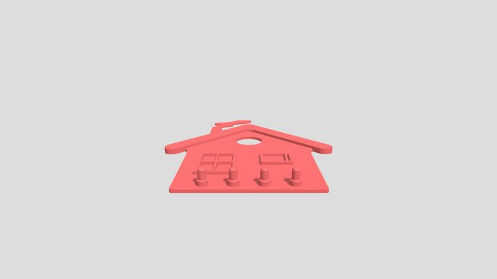 Keyholder-Home 3D Model