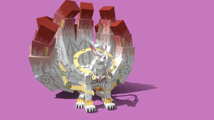 九尾狐p 3D Model