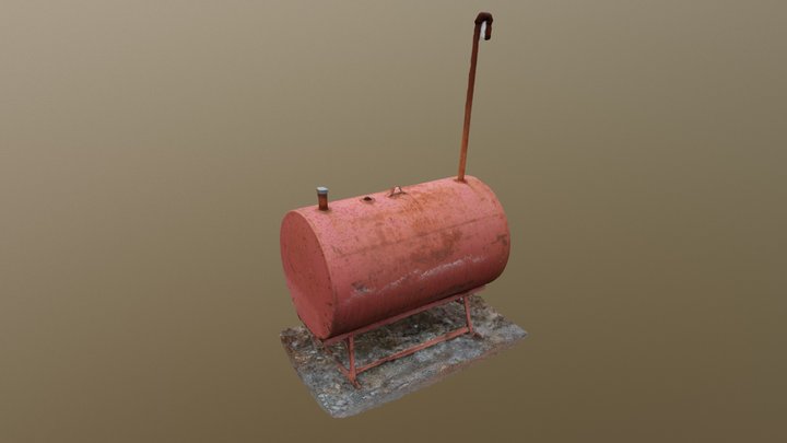 Gas Tank 3D Model
