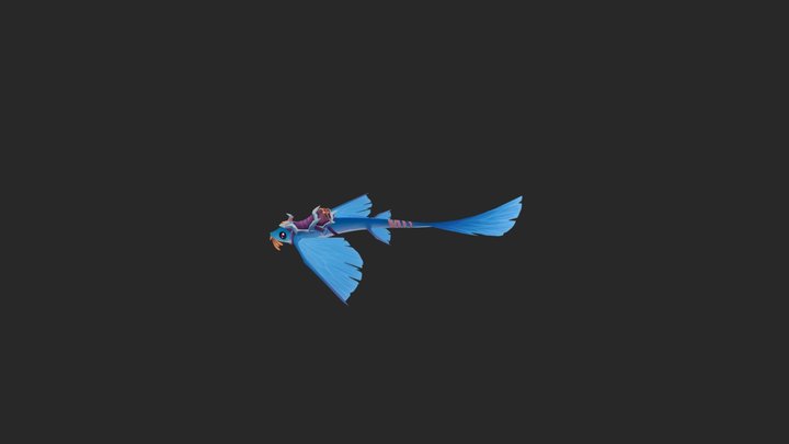Papilio The Skyfish-2025 WoW Student Art Contest 3D Model