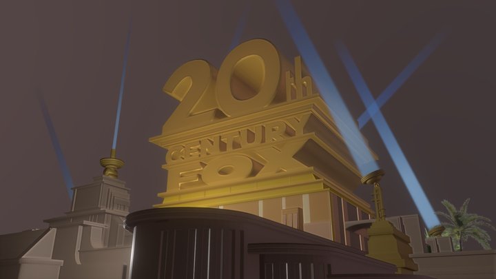 20th-century-fox-logo-2010-remake 3D Model
