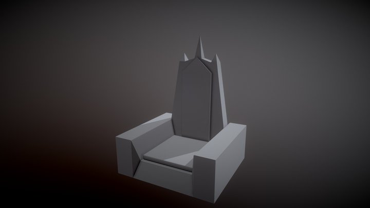 Dracula's Throne 3D Model