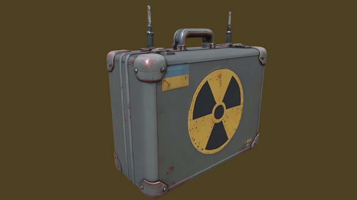 [Tripo3D] v2 Prompt Suitcase AI Stalker 3D Model
