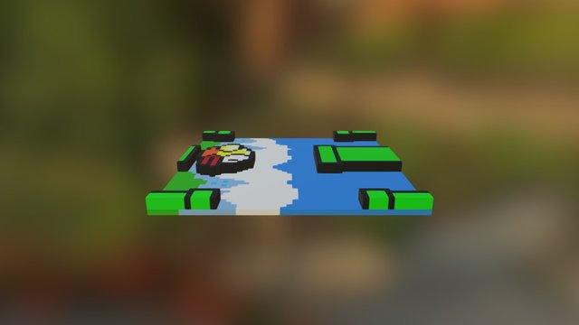 FlappyCube 3D Model