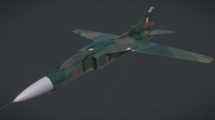 MiG-23MF (Work in Progress) 3D Model