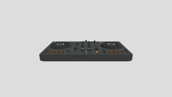 DJ remote control 3D Model