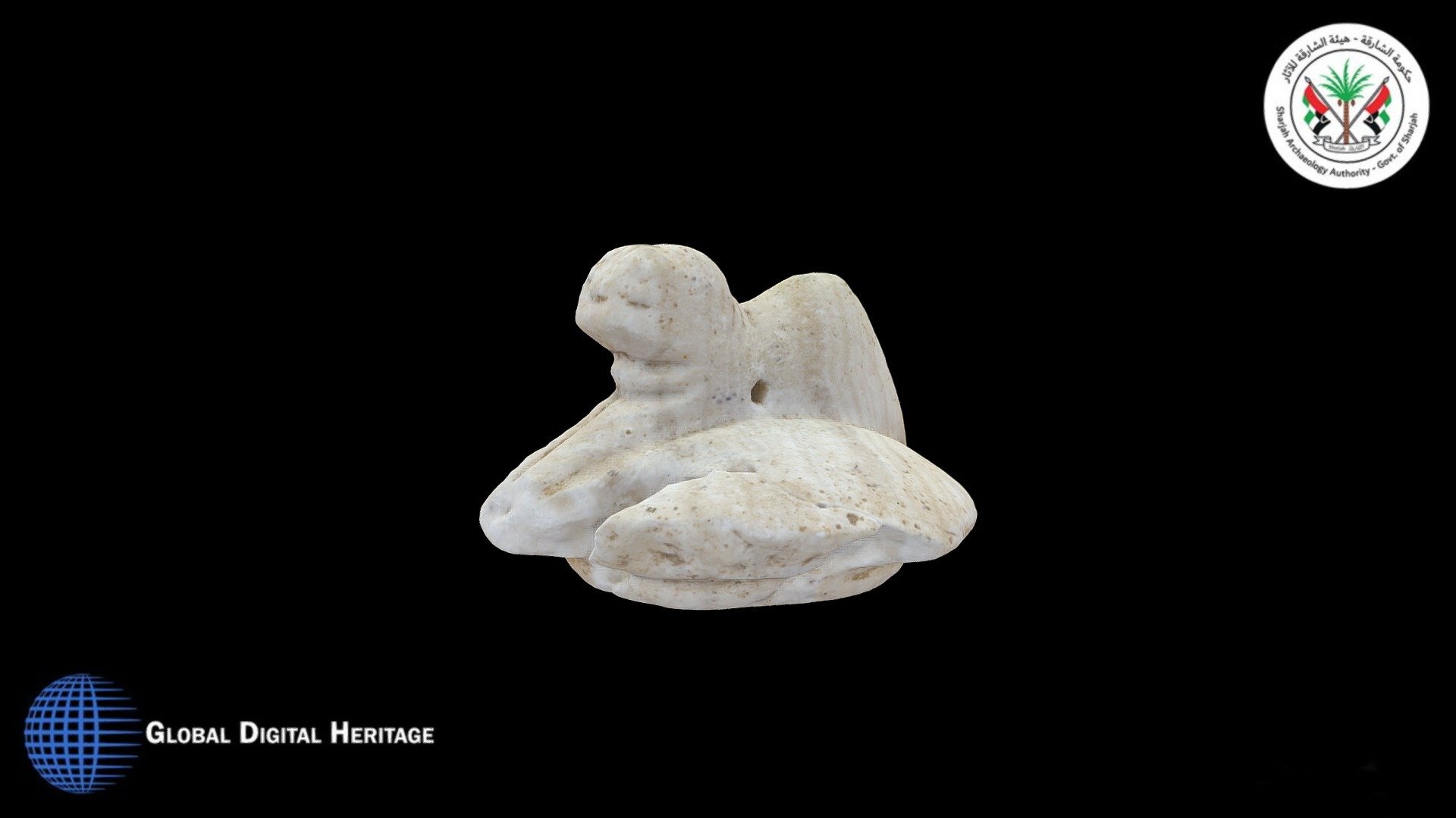 Pre-Islamic Alabaster Jar Lid, Mleiha, Sharjah,