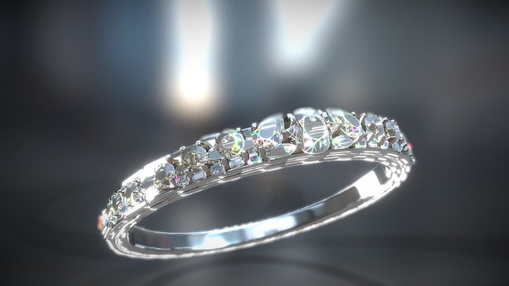 Diamond-ring 3D models - Sketchfab
