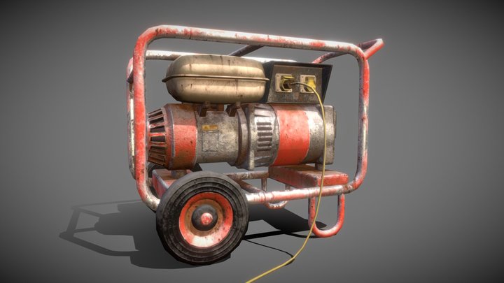 Old Generator: Game Asset 3D Model