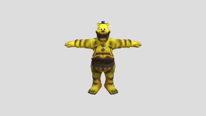 organic fredbear optimized 3D Model