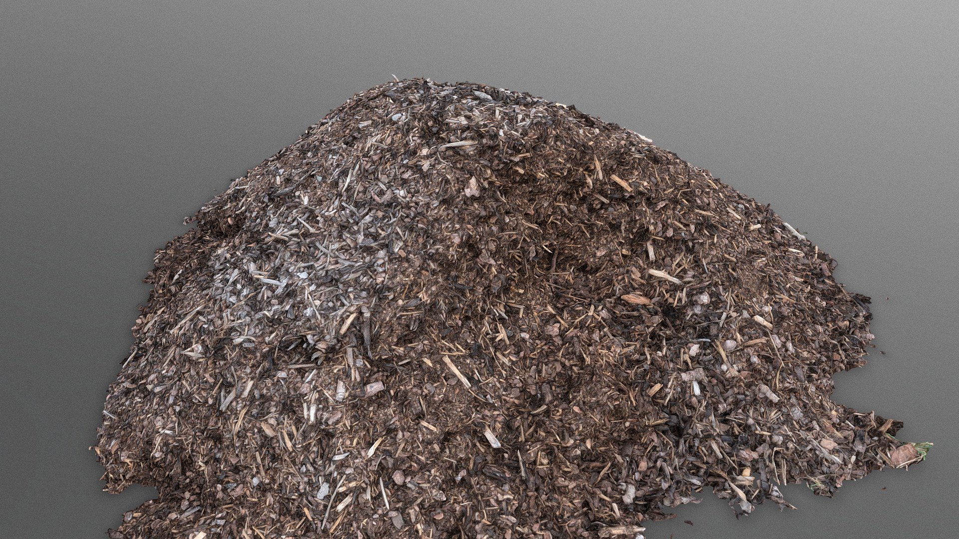 Wood Chips Mulch Pile - Buy Royalty Free 3d Model By Axonite [b3d13d7 