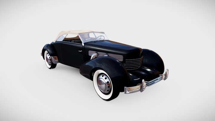 Cord 812 BLEND 3D Model