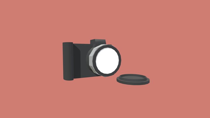 Camera Model in Maya 3D Model