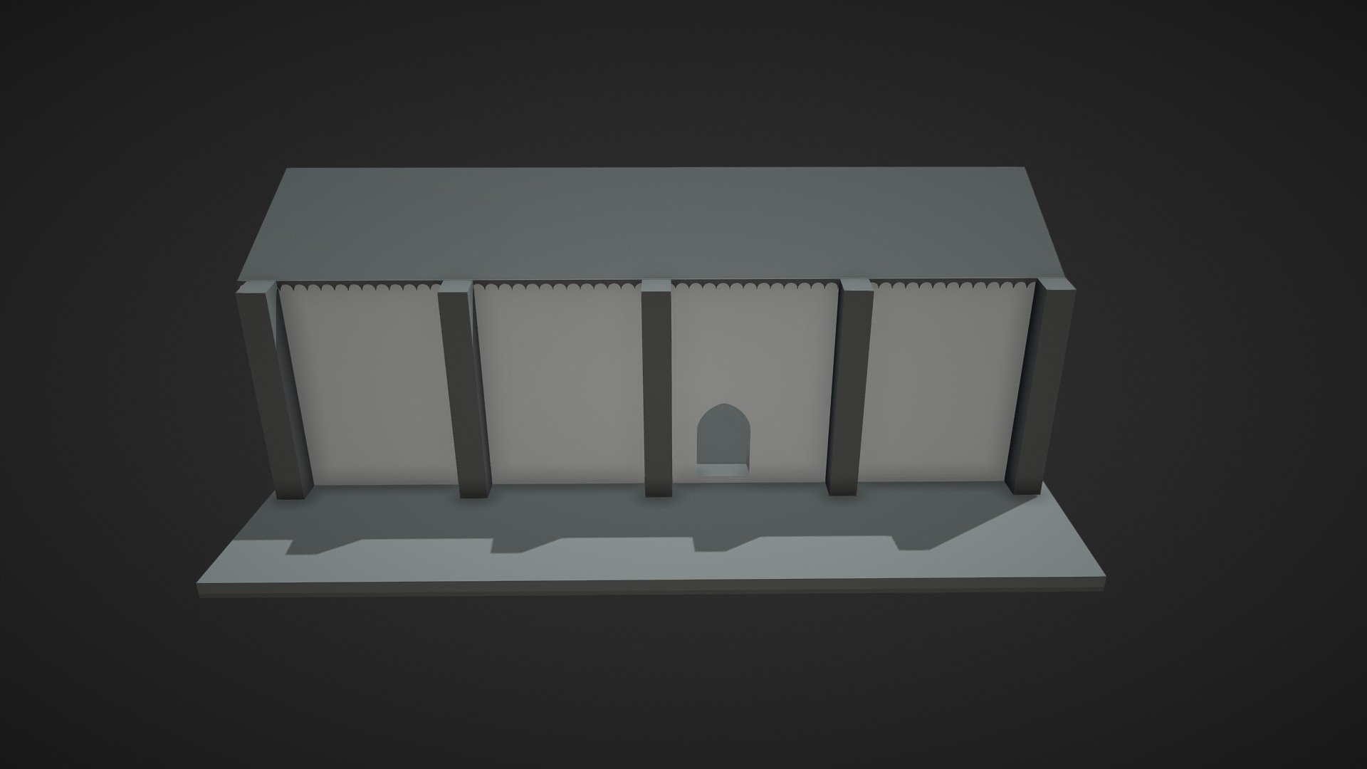 Staffarda refectory - proposal model