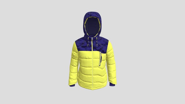 Yellow Down 3D Model