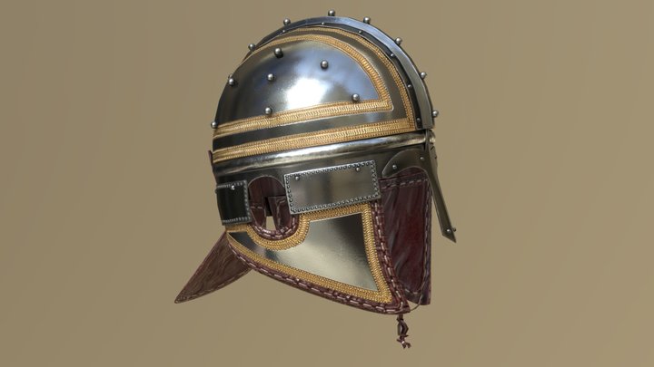 Late Roman Ridge helmet 1 3D Model