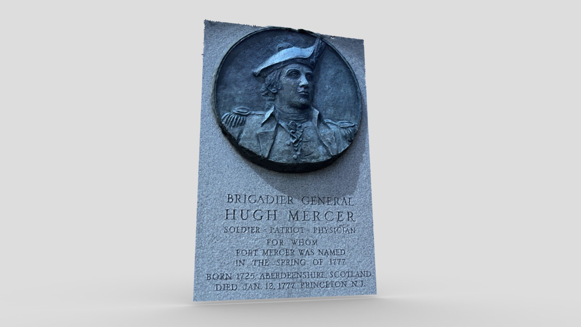 Gen. Mercer at Red Bank Battlefield