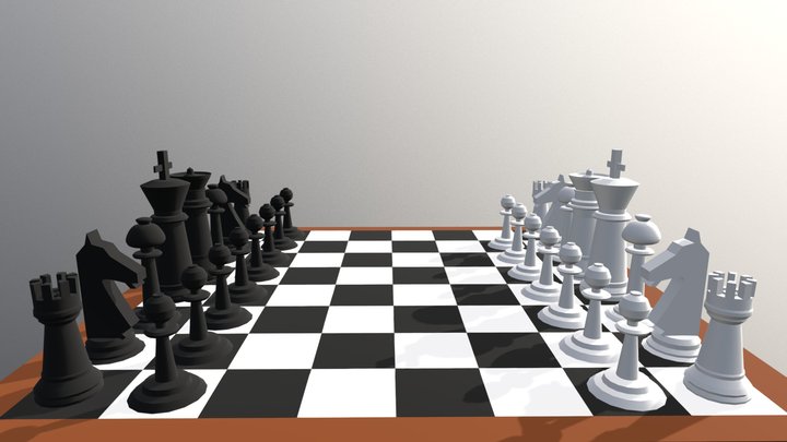 Ajedrez 3D Model