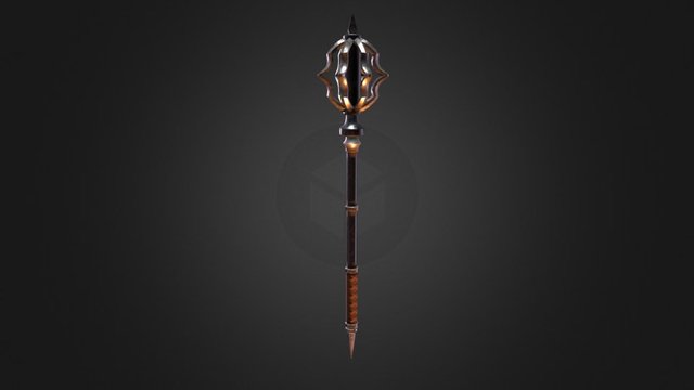 Steel Mace 3D Model